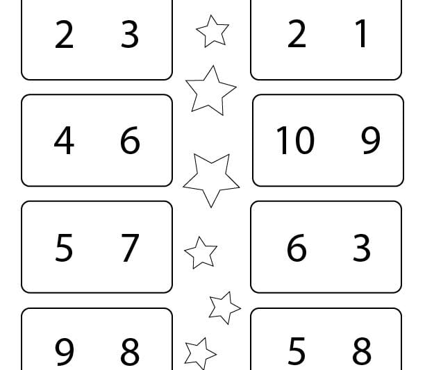 Circle the Number Worksheets for Pre-K